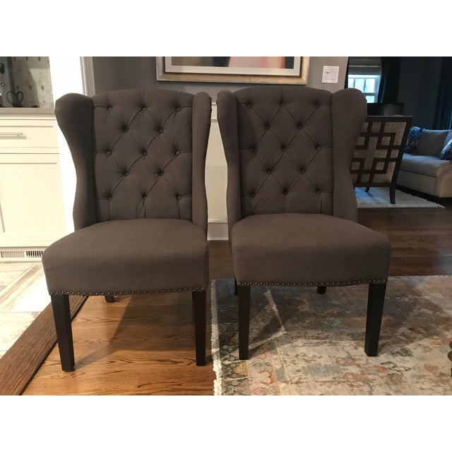 Arhaus Upholstered Dining Chairs A Pair