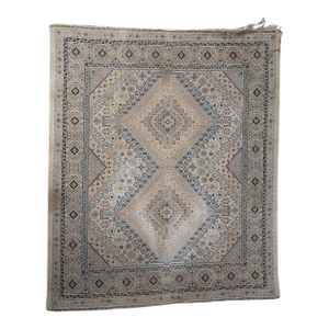 1950s, Vintage Caucasian Shirvan Kilim 4.5' X 5.2'