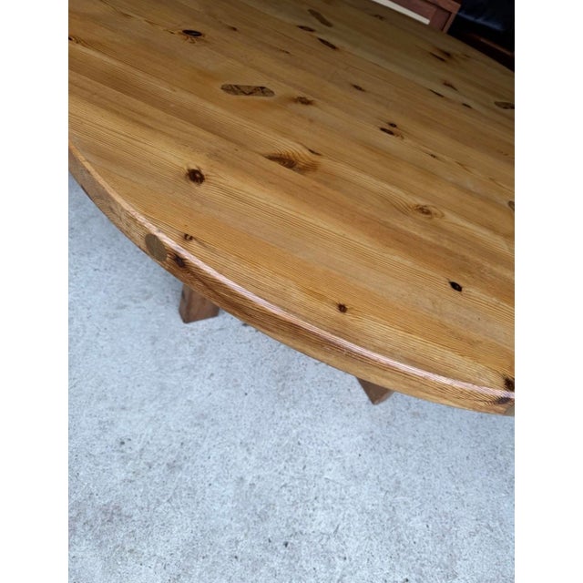 Large Pine Dining Table by Roland Wilhelmsson for Karl Andersson & Söner, Sweden For Sale - Image 11 of 18