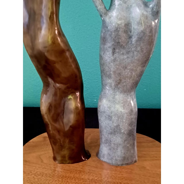 Rare Vintage 2003 Guilloume Perez Empathy Bronze Sculpture Limited Edition 4/18 For Sale - Image 10 of 18