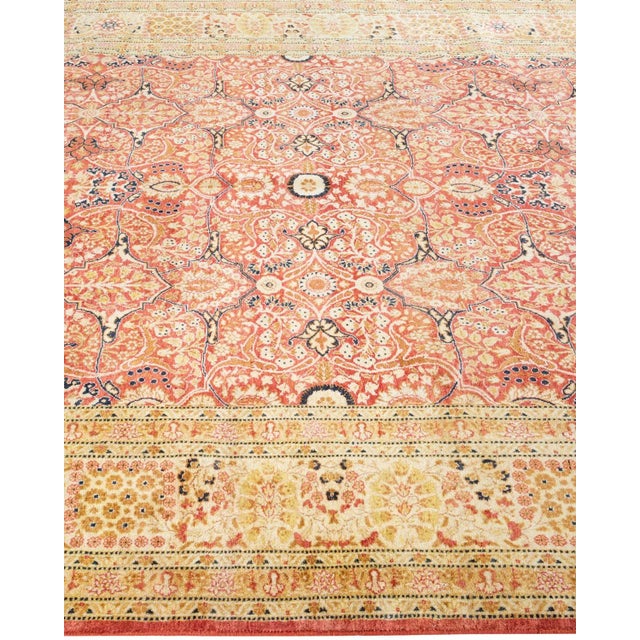 Solo Rugs Mogul, One-of-a-Kind Hand-Knotted Area Rug - Orange, 6' 0" x 12' 4" For Sale - Image 4 of 8