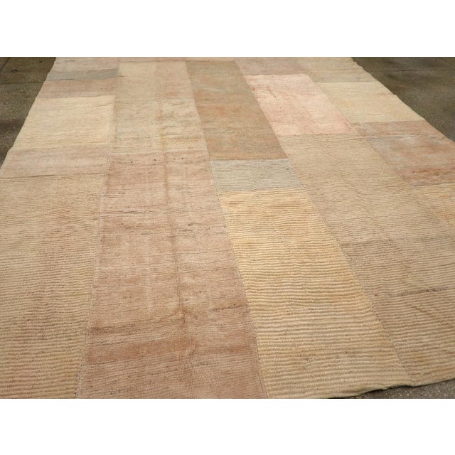 Sand Vintage Composite Tulu Carpet For Sale - Image 8 of 10