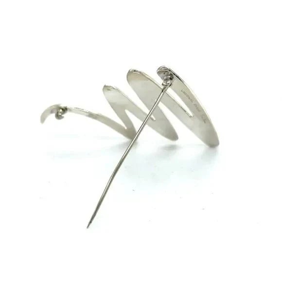 Metal Tiffany & Co Estate Brooch Pin Sterling Silver By Paloma Picasso For Sale - Image 7 of 8