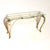 An absolutely gorgeous vintage Italian brass and glass console table. This was made in Italy, it dates from around the...