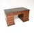 Vintage Pedestal Desk in Burr Walnut with Leather Top, 1950 For Sale - Image 11 of 11