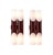Brown Brown and White Double Glass Wall Sconces from Neuhaus, Germany, 1970s, Set of 2 For Sale - Image 8 of 10