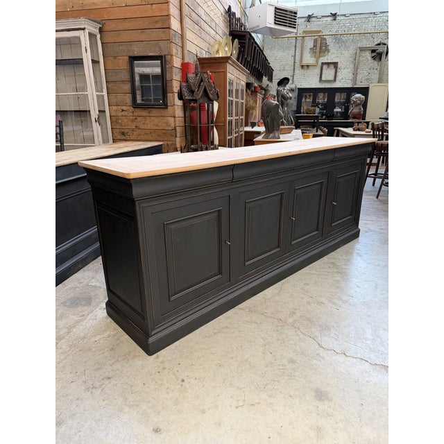 4-Door Cherrywood Sideboard, 1970s For Sale - Image 4 of 18