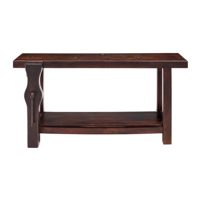 1920s Antique, French Workbench, Chestnut, Industrial, 1920s For Sale - Image 5 of 10