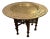 Moroccan Brass Tray Table For Sale