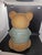 American Vintage Teddy Bear Blue Sweater Ceramic Cookie Jar by Merlot Poppytrail For Sale - Image 3 of 6