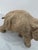 Mid 20th Century Vintage Handcrafted Burlap Elephant Sculpture | Bohemian Folk Art Safari Decor For Sale - Image 5 of 11