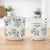 Bring a breath of fresh garden charm indoors with this sweet Hydrangea Floral Dolomite Planters Set! Featuring delicate...