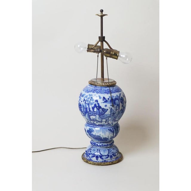 Asian Style Table Lamp by Gerhard Wolbeer, Berlin, Early 18th Century For Sale - Image 10 of 14