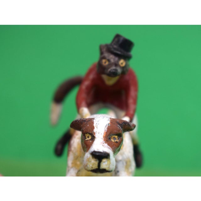 Traditional Lejeune Fox Riding Hound Car Mascot For Sale - Image 3 of 7