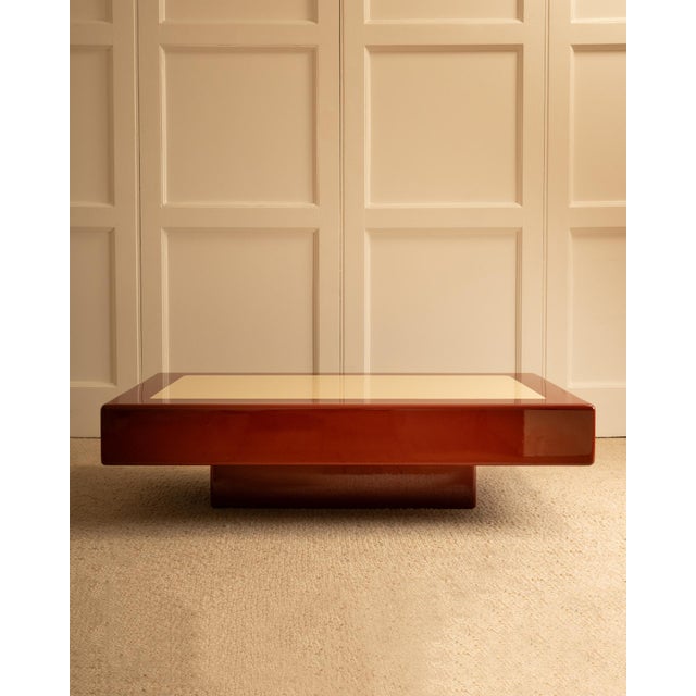 Lacquered Coffee Table, 1970s For Sale - Image 9 of 9
