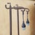 Vintage Bridge Arm Table Lamps With Beaded Shades - Pair For Sale - Image 13 of 18