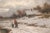 Winter Landscape, Oil Painting on Canvas, Early 20th Century, Framed For Sale - Image 4 of 15