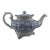 Early 19th Century English Blue & White Transferware Teapot, Staffordshire c.1820 For Sale