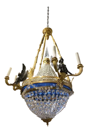 Late 19th Century Swedish Empire Chandelier