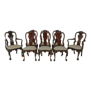 Set of 8 Kindel Winterthur Philadelphia Dining Room Chairs