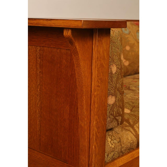 Stickley Mission Collection Oak Prairie Settle For Sale - Image 17 of 18