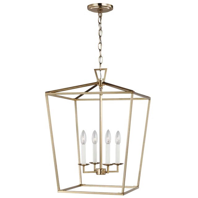 The Dianna four light indoor pendant in satin brass is the perfect way to achieve your desired fashion or functional needs...