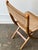 Brown Vintage Japanese Folding Chair For Sale - Image 8 of 10