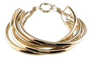 Rosantica Milano Choker Six Bar Necklace Gold Plated Italy
