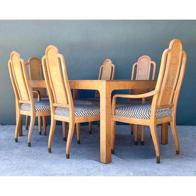 Vintage Henredon Scene Two Upholstered Dining Chairs For Sale - Image 9 of 12