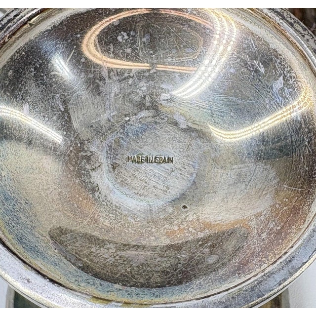 Vintage Spanish Silver-Plated Champagne Goblets - Set of 13 For Sale - Image 4 of 4