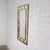 Late 20th Century Modern Large Rectangular Wall Mirror W/Brass Windowpane Frame For Sale - Image 18 of 18