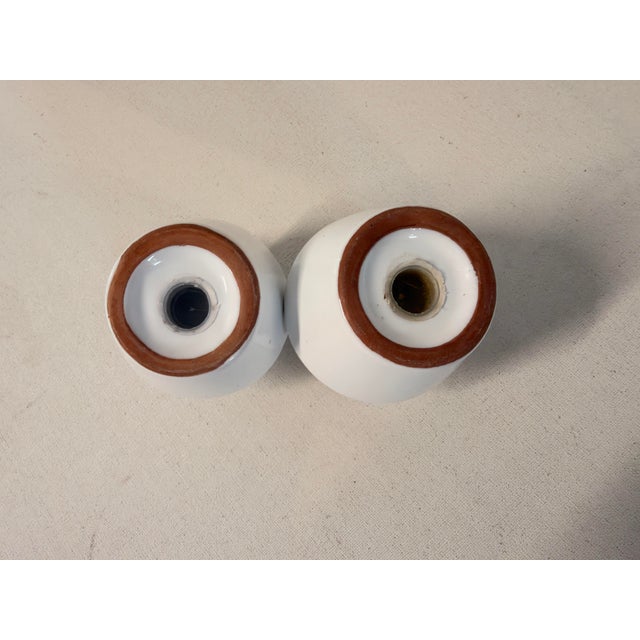 French Country 90's French Country Style Salt & Pepper Shakes S/2 For Sale - Image 3 of 4