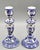 Mid-Century Modern Blue & White Delft Faience Candle Holders, a Pair For Sale - Image 3 of 7