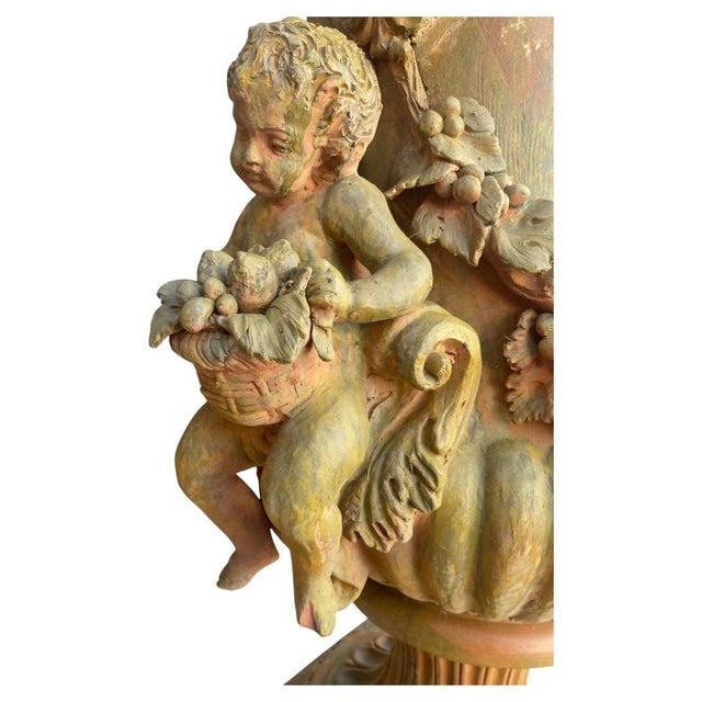 Tuscan Terracotta Vases, Set of 2 For Sale - Image 3 of 6