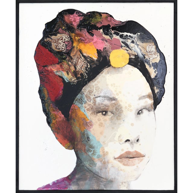 Goddess of Love - Framed Original Artwork for Sale on Canvas, Framed, by Alessandro Casetti For Sale - Image 9 of 9