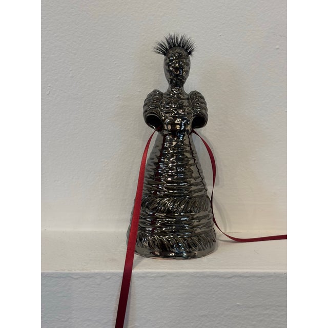 Contemporary Contemporary Twin Figure Ceramic Sculptures by Jeremy Plotkin Wong For Sale - Image 3 of 4