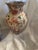 Pair of stylish Decalcomania vases (painting done on another surface and then pressed onto the glass from inside). Was...