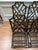 Vintage Set of 6 Chinese Chippendale Rattan Dining Chairs For Sale - Image 4 of 10