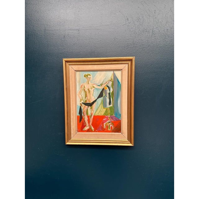 Michel Patrix, Mannequin, 1950s, Oil on Canvas, Framed For Sale - Image 15 of 18