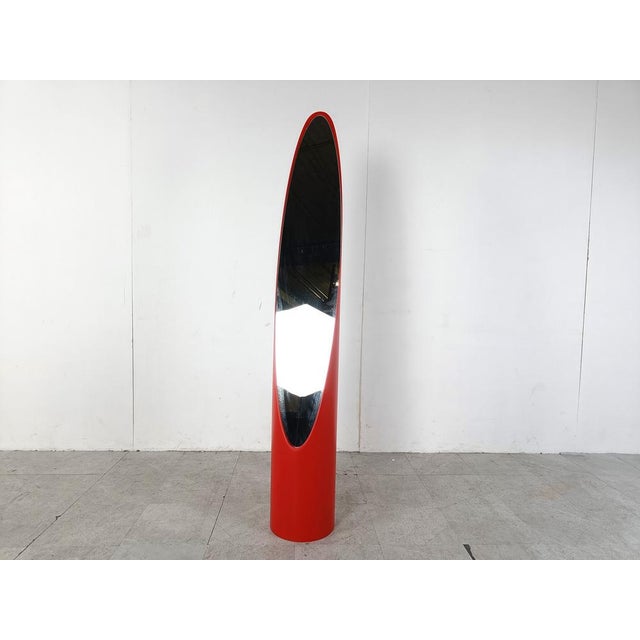 1970s Vintage Italian Floor Mirror, 1970s For Sale - Image 5 of 8