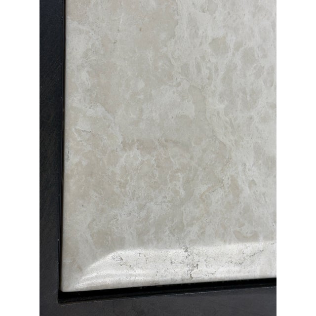 Custom Design Iron + Quartz Stone Console Table For Sale - Image 11 of 12