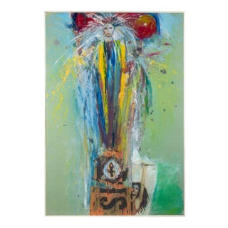 Sergio Barletta, Cirque du Soleil No. 24, Mixed Media and Collage, 1990s For Sale