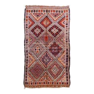 1980s Beni MGuild Moroccan Rug - 12 X 6.6 Ft For Sale