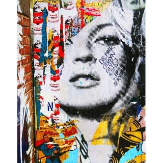 Kate Moss Mr. Brainwash: New York Street Art Photo For Sale