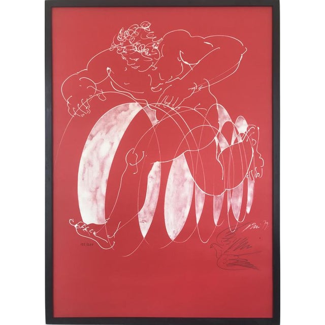 Hans Erni, The Runner, 1979, Lithograph For Sale - Image 6 of 6
