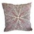 Vintage Pink & Red Paisley Silk Twill Scarf Throw Pillow Cover For Sale