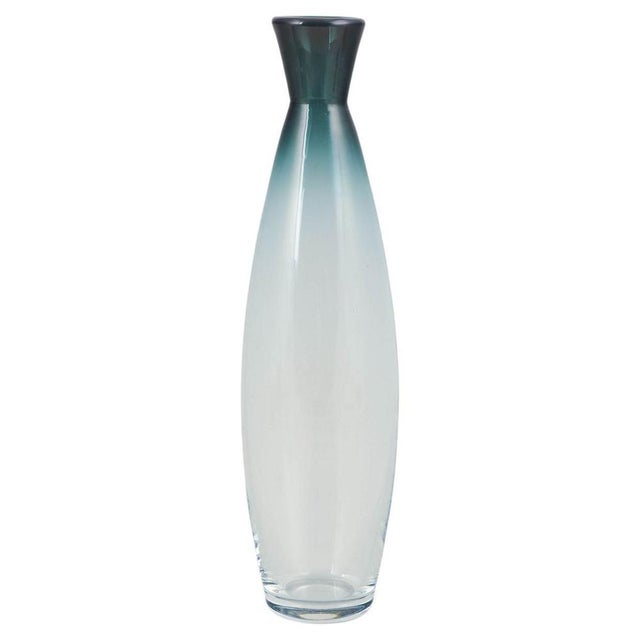 Vintage Swedish Tona Slim Glass Vase by Bengt Orup for Johansfors, 1950s For Sale - Image 6 of 6