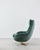 Mid-Century Modern Vintage Swivel Lounge Chair with Green Velvet Upholstery from Up Závody, 1950s For Sale - Image 3 of 7