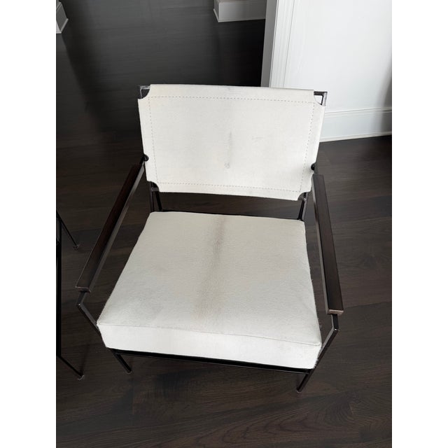 Mid-Century Modern Oly Studio Pair of Anders Chairs For Sale - Image 3 of 9