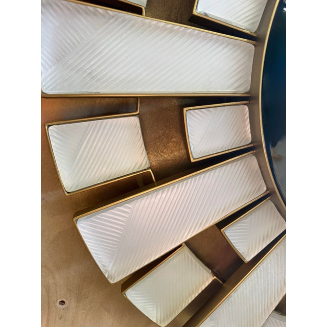 Metal Murano Glass Convex Verona Mirror by Thomas Pheasant for Baker Furniture Co. For Sale - Image 7 of 11